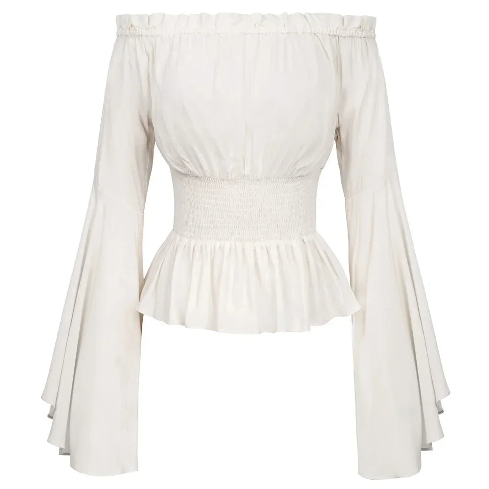Women’s Top Blouse Long Sleeve Stretchy Casual