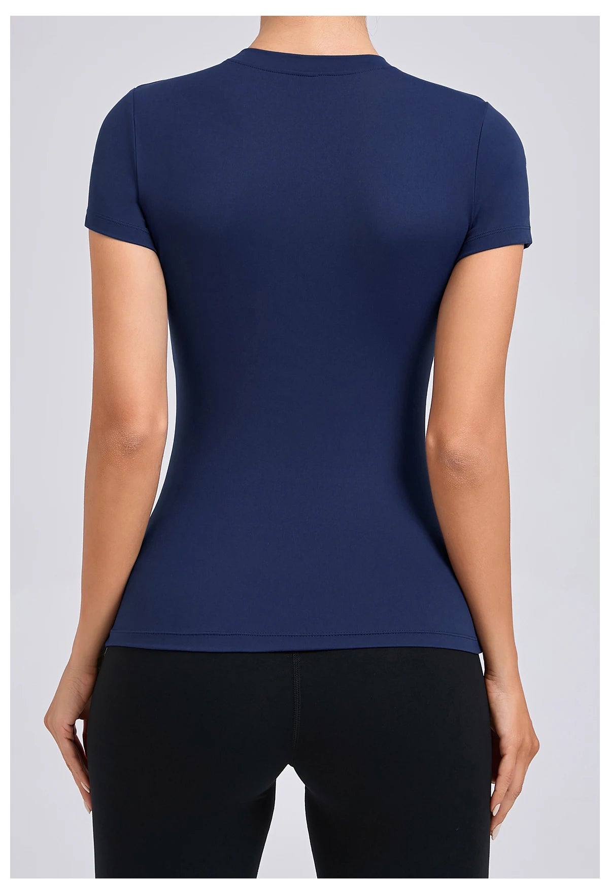 Women’s Gym Top Short Sleeve Moisture Wicking Athletic