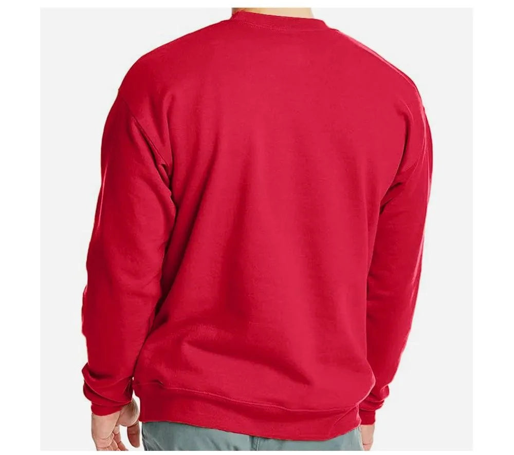 Men’s Sweatshirt Crewneck Fleece Warm Streetwear Graphic Autumn