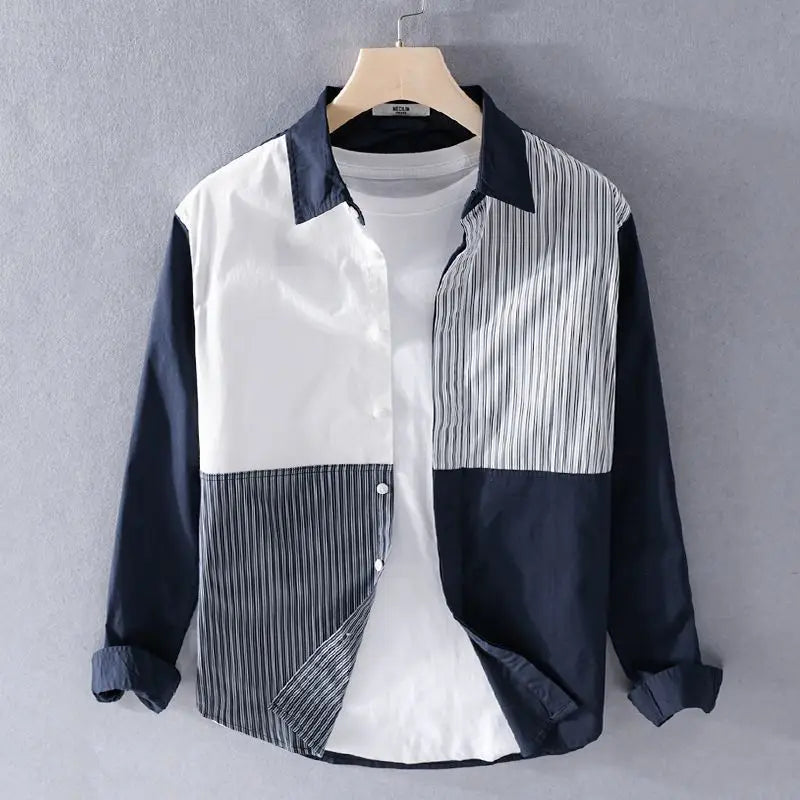 Men’s Shirt Long Sleeve Cotton Casual