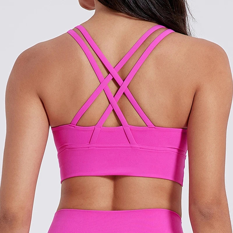 Women’s Sports Bra Gym Comfort Supportive Breathable