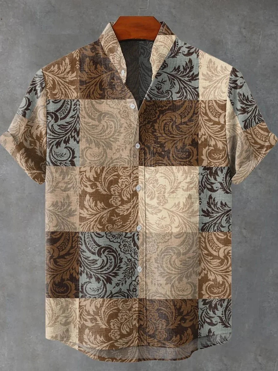 Men’s Shirt Casual Printed Cotton Comfort Fit