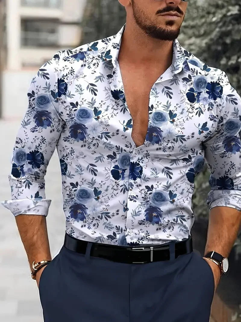 Men’s Shirt Long Sleeve Casual Cotton Comfort Fit