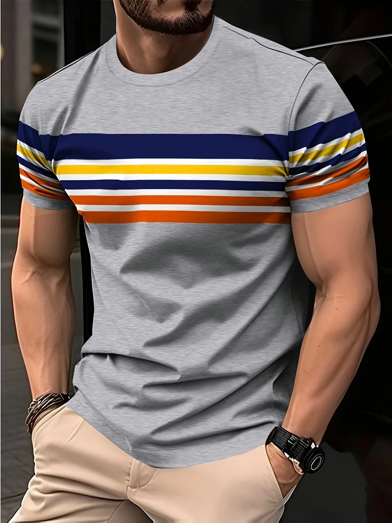 Men’s Polo Shirt Short Sleeve Casual Summer Fashion