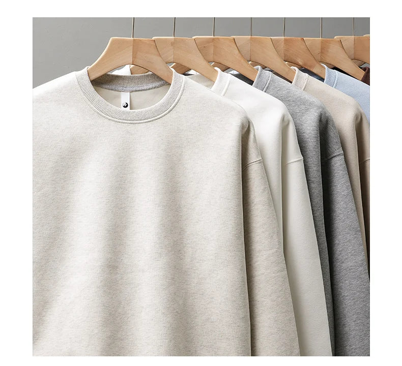 Men’s T-Shirt Long Sleeve Solid Color Cotton Comfort Fit