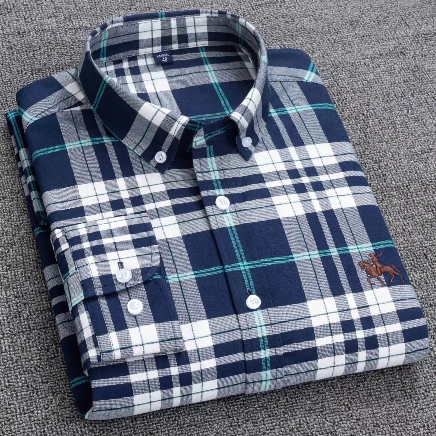 Men’s Shirt Long Sleeve Cotton Casual