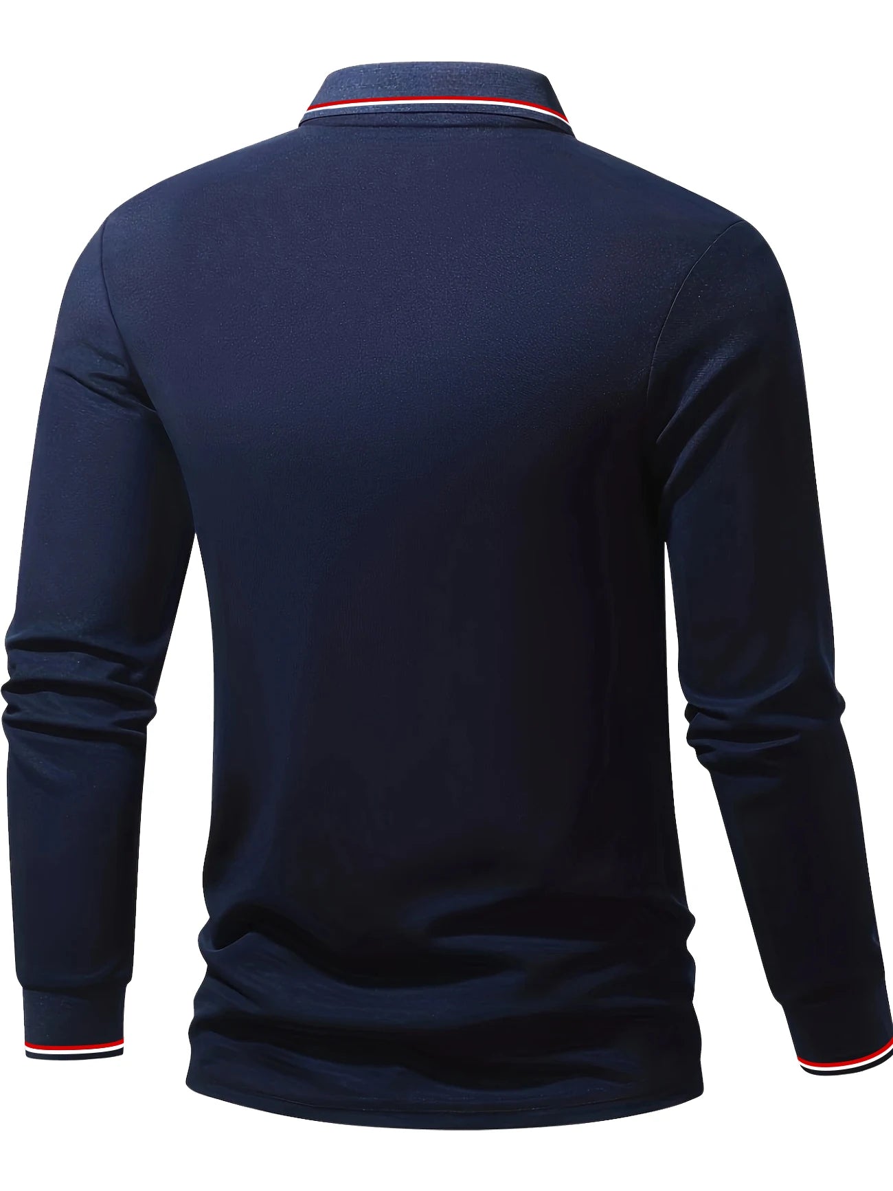 Men’s Polo Shirt Long Sleeve Casual Cotton