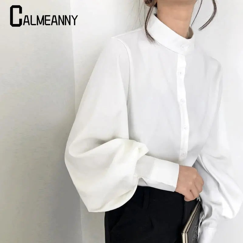 Women’s Top Blouse Long Sleeve Casual Solid Color