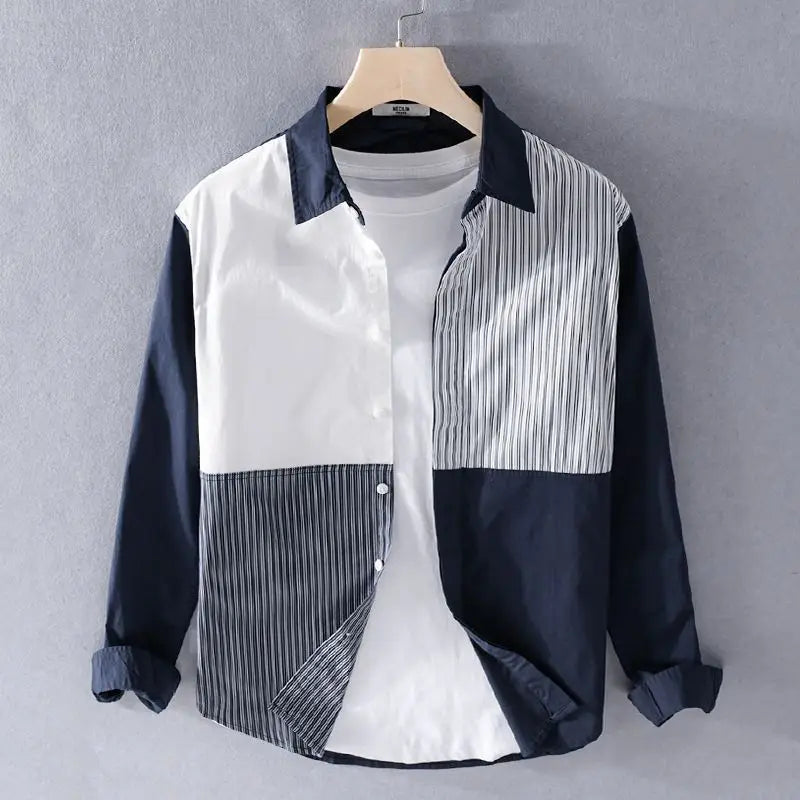 Men’s Shirt Long Sleeve Cotton Casual