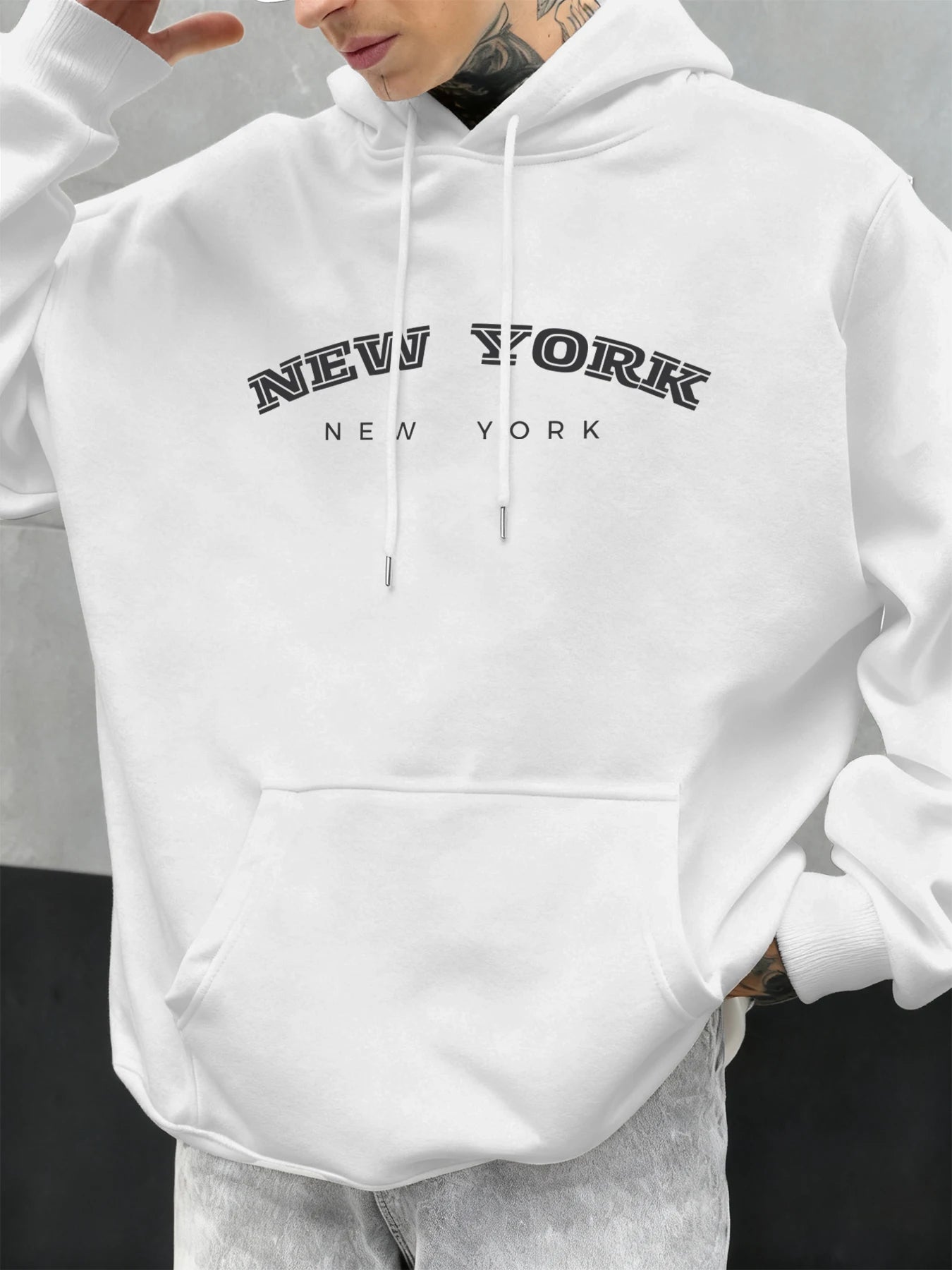 Men’s Hoodie Fleece Soft Warm Casual