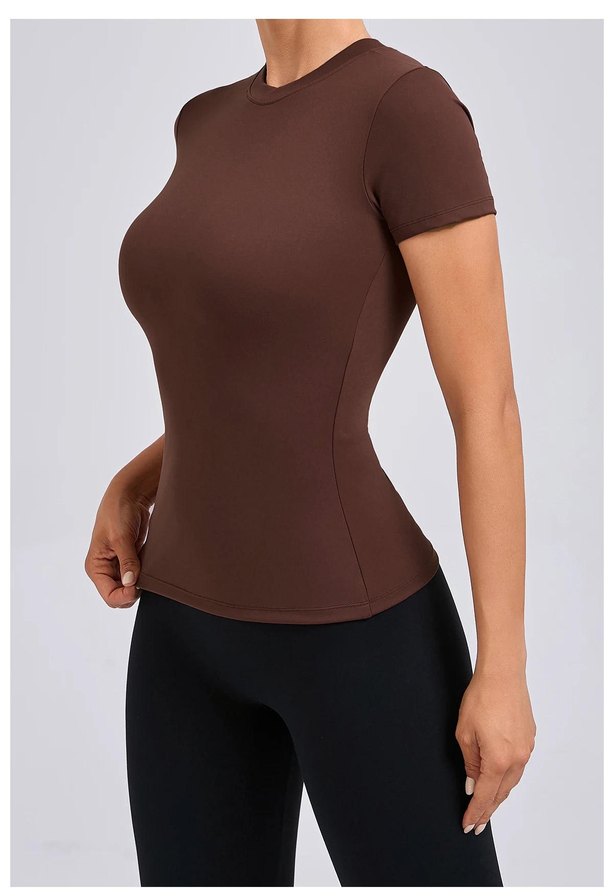 Women’s Gym Top Short Sleeve Moisture Wicking Athletic