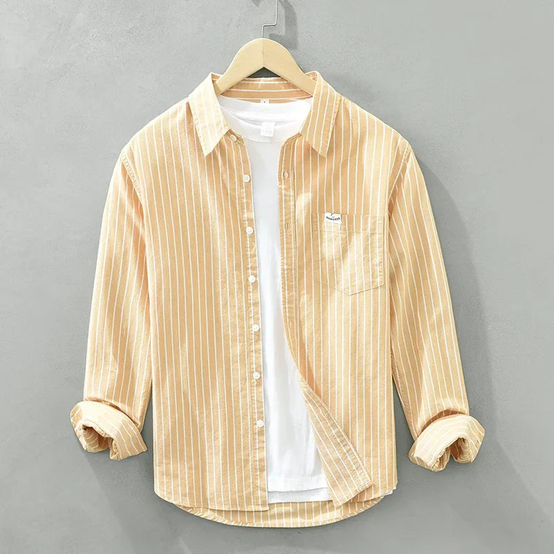Men’s Shirt Cotton Casual Cotton Comfort Fit