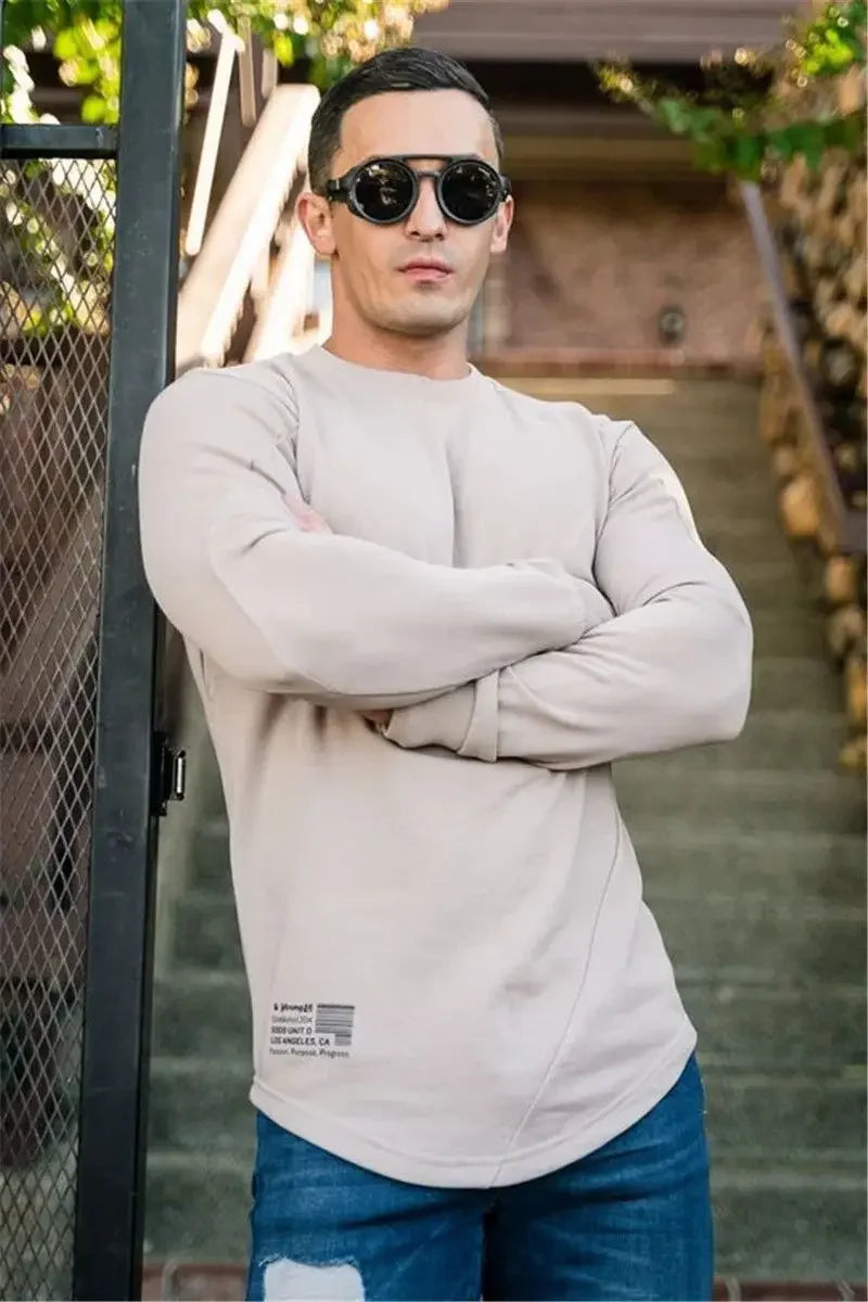 Men’s Shirt Casual Athletic Long Sleeve
