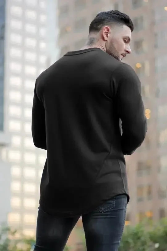 Men’s Shirt Casual Athletic Long Sleeve