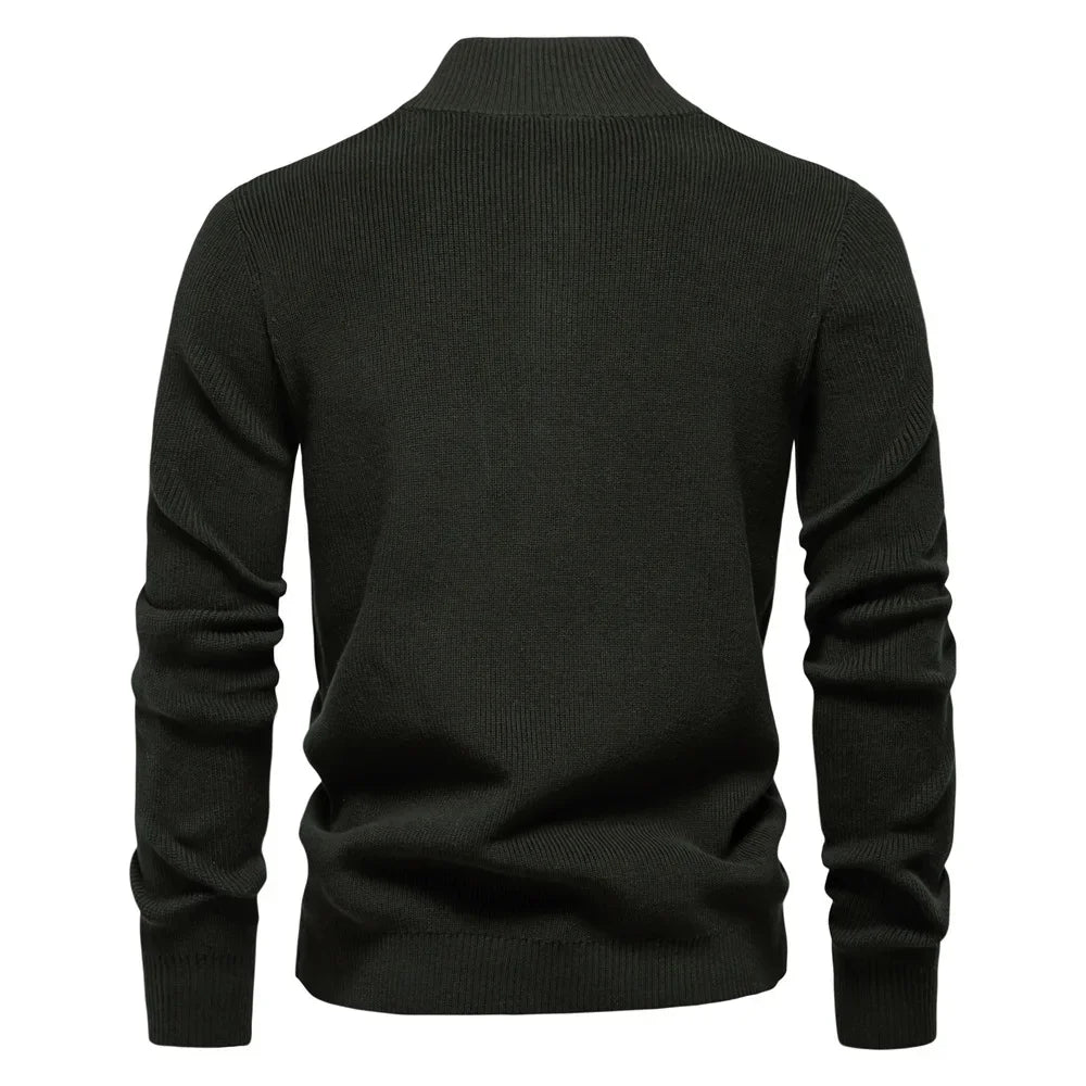 Men’s Sweatshirt Zip-Up Casual Long Sleeve Autumn Winter