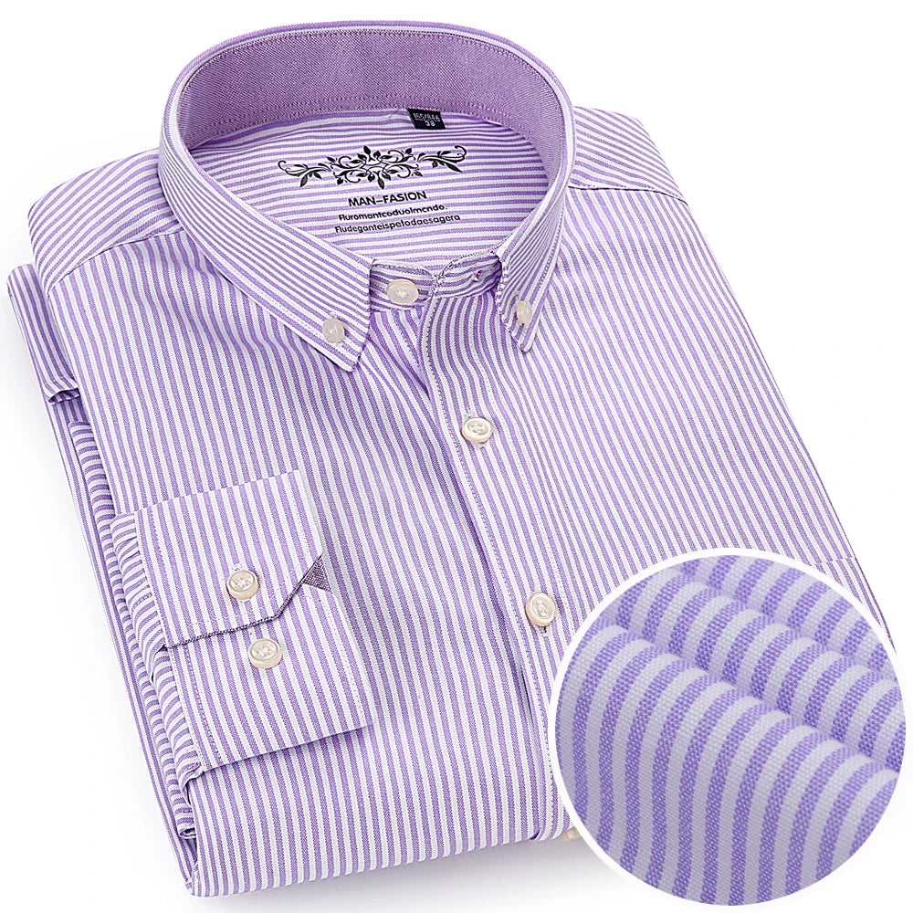 Men’s Shirt Long Sleeve Casual Cotton Comfort Fit