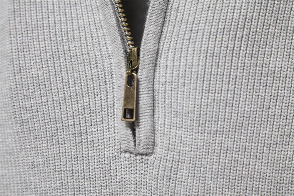 Men’s Sweatshirt Zip-Up Casual Long Sleeve Autumn Winter