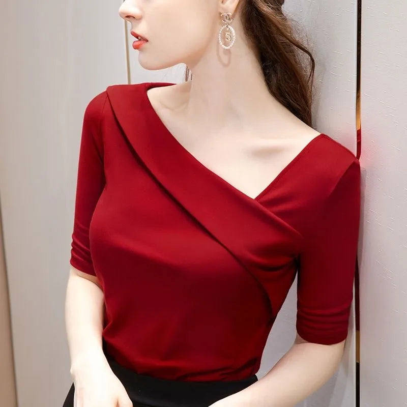Women’s Top Blouse T-Shirt Short Sleeve Casual