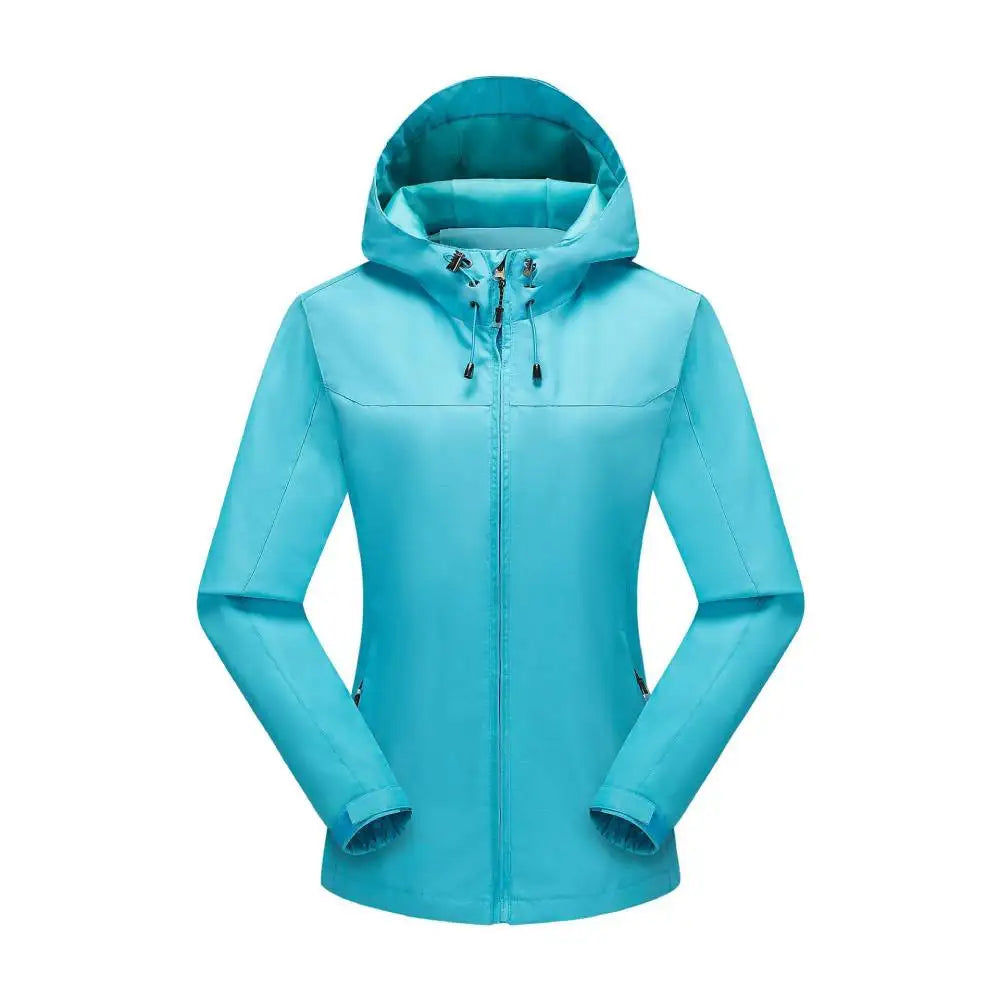 Women’s Jacket Windbreaker Hooded Lightweight Waterproof