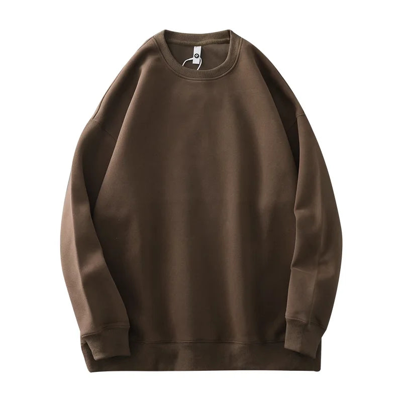 Men’s T-Shirt Long Sleeve Solid Color Cotton Comfort Fit