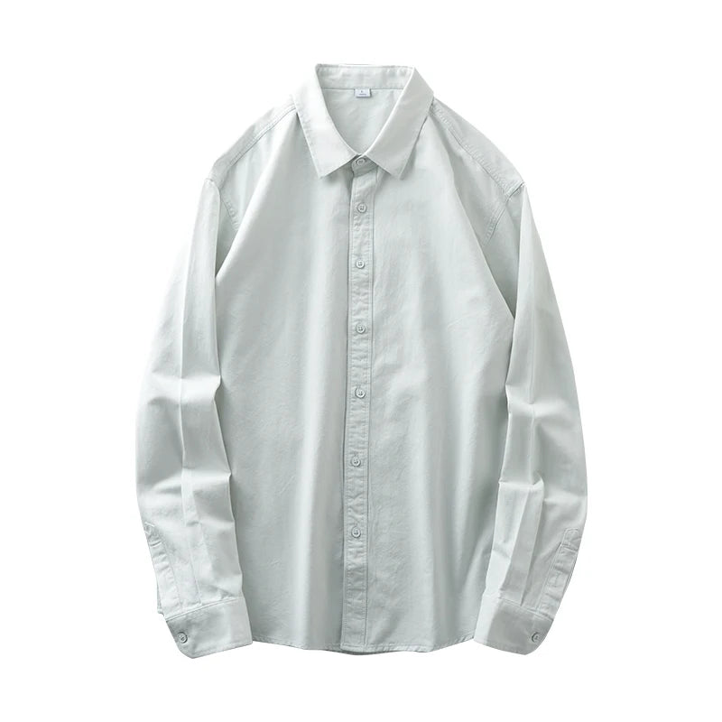 Men’s Shirt Long Sleeve Cotton Casual Formal