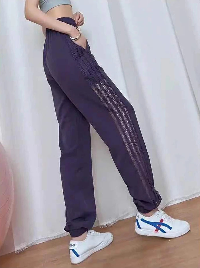 Women’s Joggers Elastic Waist Gym Stretchy Cotton