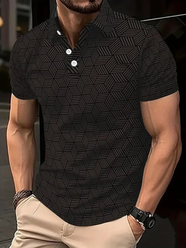 Men’s Polo Shirt Short Sleeve Casual Summer