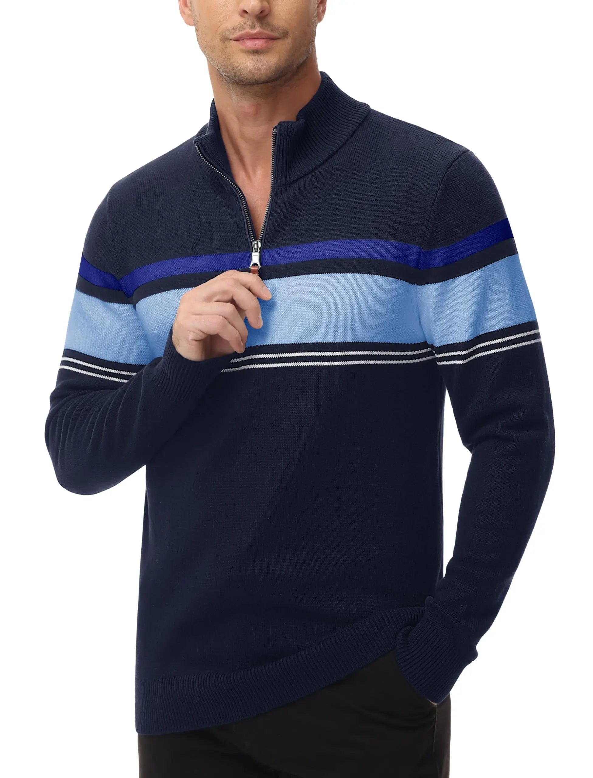 Men’s Sweatshirt Pullover Zip-Up Cotton Warm Autumn Winter