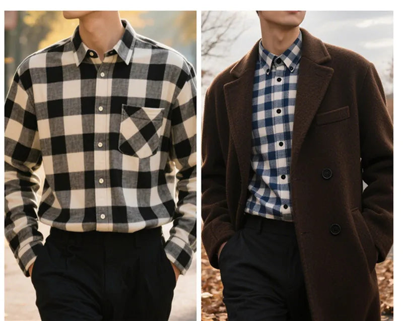 Men’s Shirt Long Sleeve Cotton Formal Slim Fit
