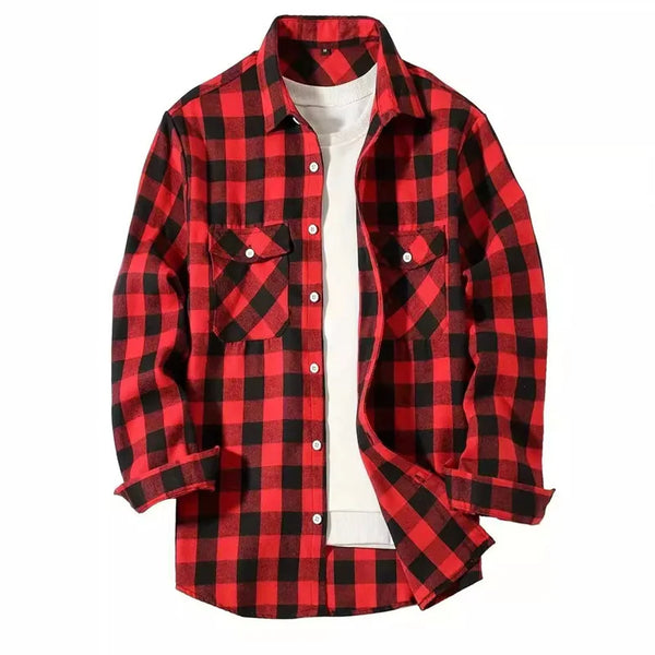 Men’s Shirt Long Sleeve Casual Cotton Comfort Fit