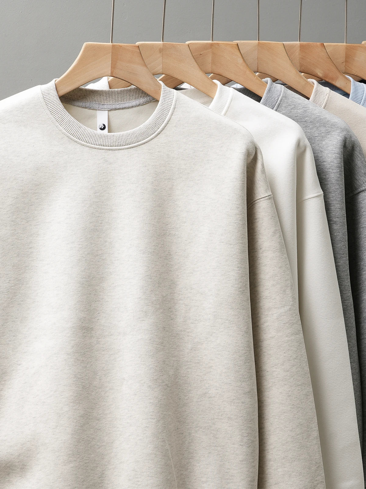 Men’s T-Shirt Long Sleeve Solid Color Cotton Comfort Fit