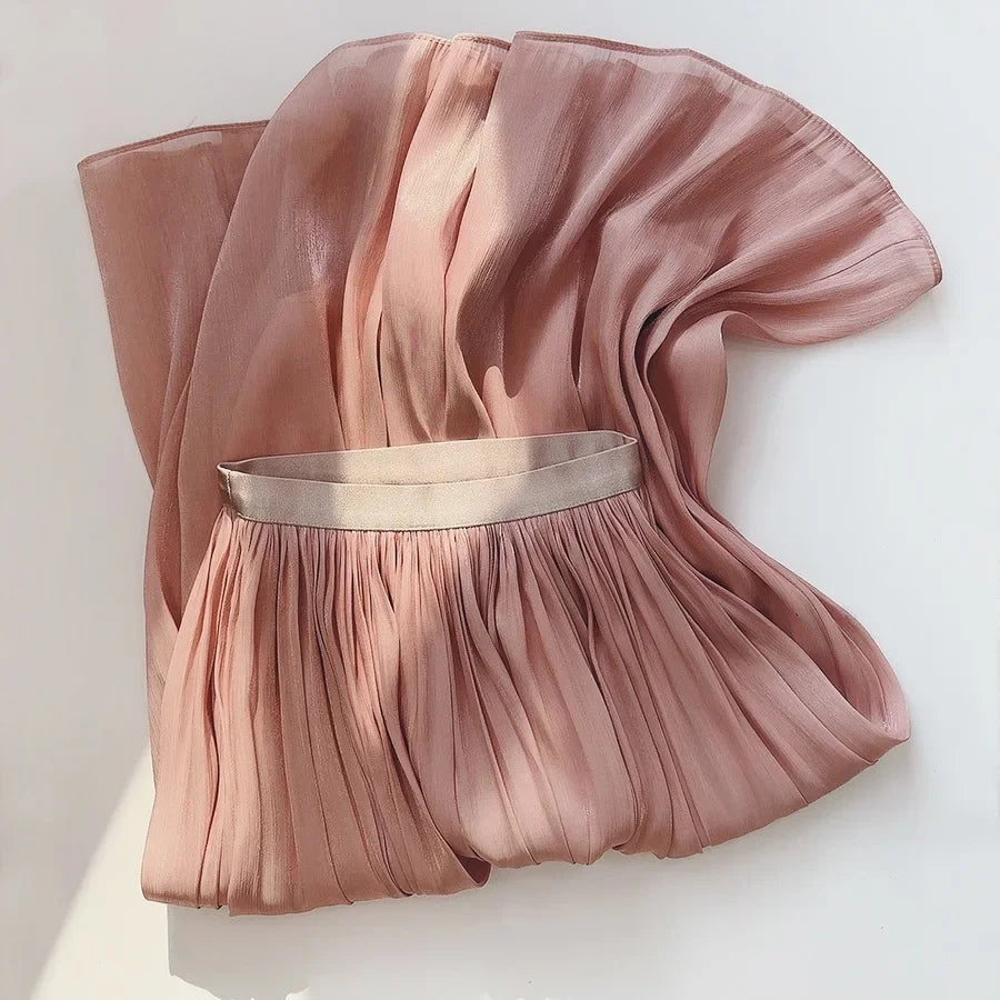 Women’s Skirt Pleated A-Line Summer Casual