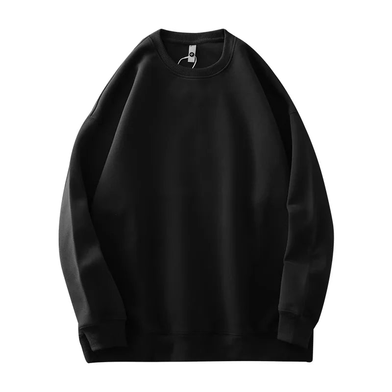 Men’s T-Shirt Long Sleeve Solid Color Cotton Comfort Fit