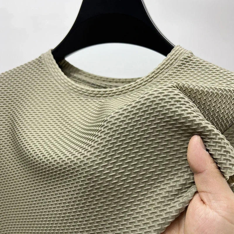 Men’s Polo Shirt Short Sleeve Summer Solid Color Breathable Fashion
