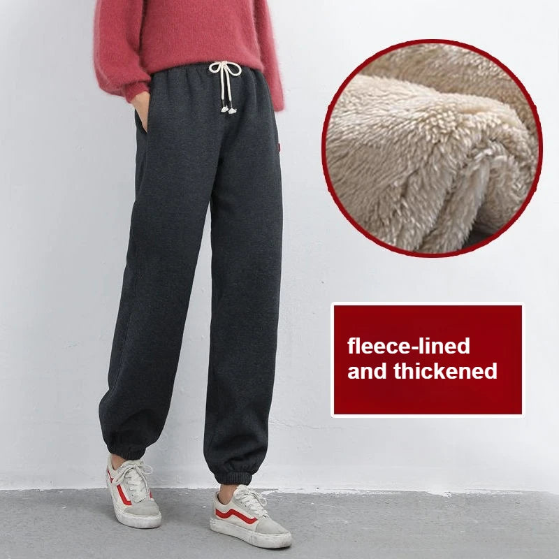 Women’s Joggers High Waist Fleece Casual