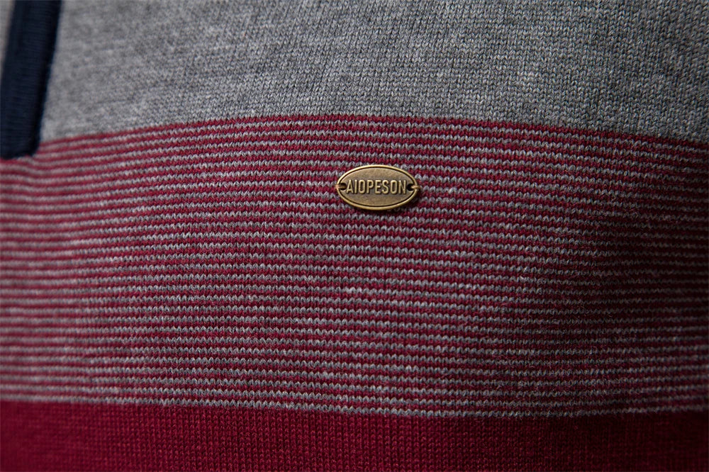 Men’s Sweatshirt Pullover Zip-Up Cotton Warm Casual Autumn
