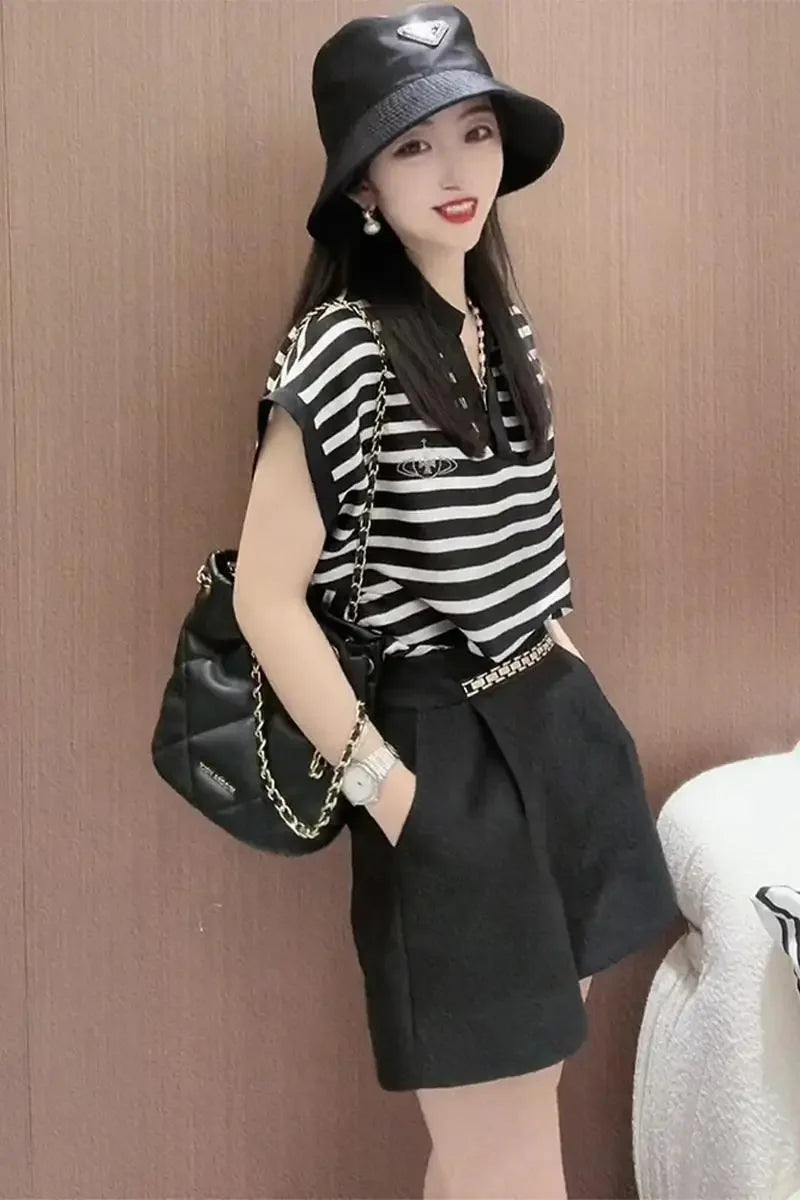 Women’s Shorts Casual Summer Elastic Waist Cotton