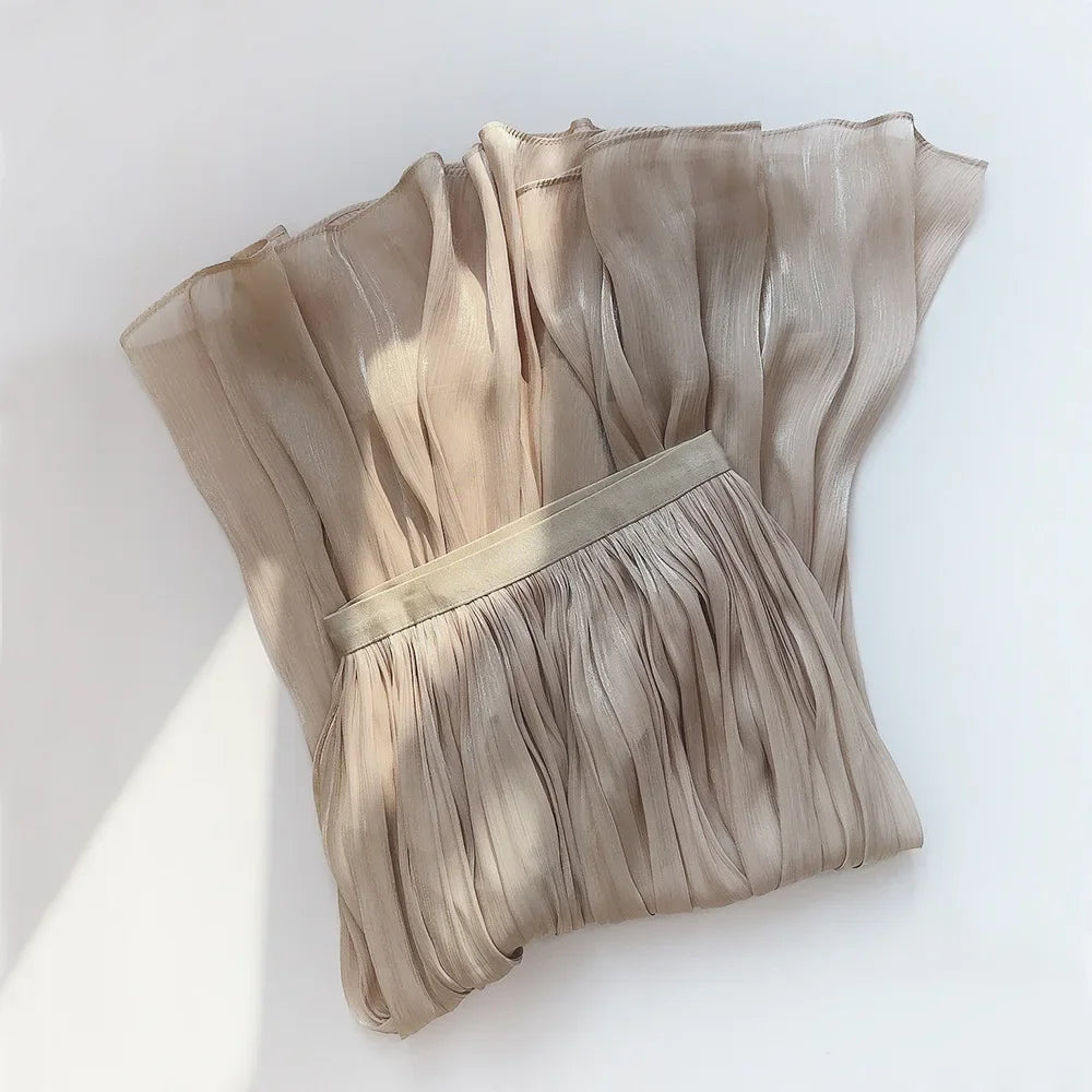 Women’s Skirt Pleated A-Line Summer Casual