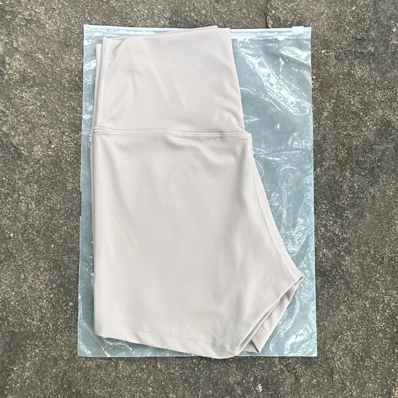 Women’s Shorts High Waist Elastic Waist Sporty Slim Fit