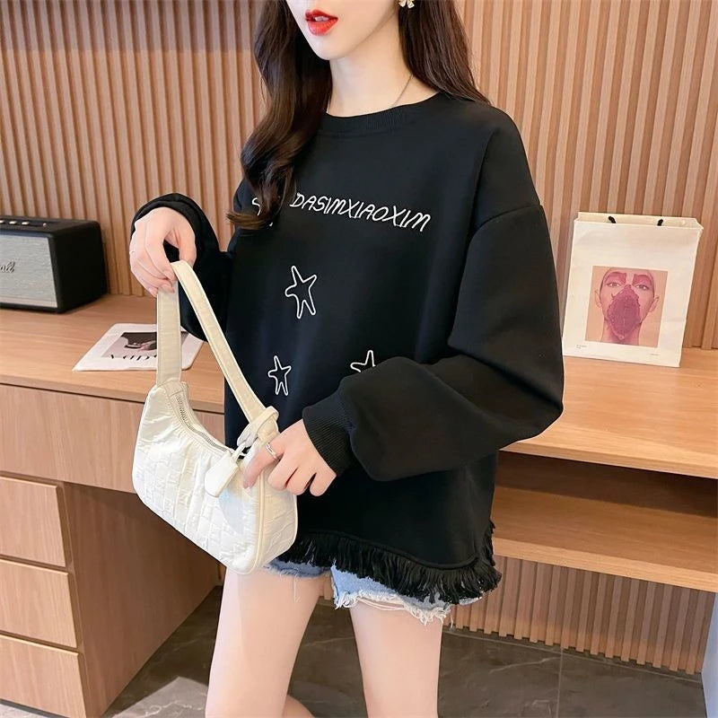 Women’s Sweatshirt Pullover Long Sleeve Casual Soft