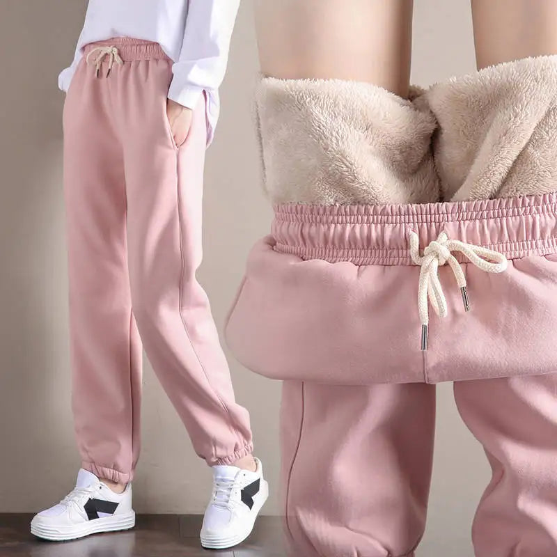 Women’s Joggers High Waist Fleece Casual