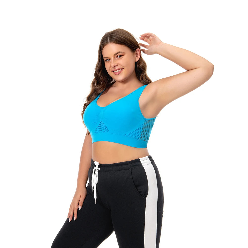 Women’s Sports Bra Push Up Seamless Padded Gym