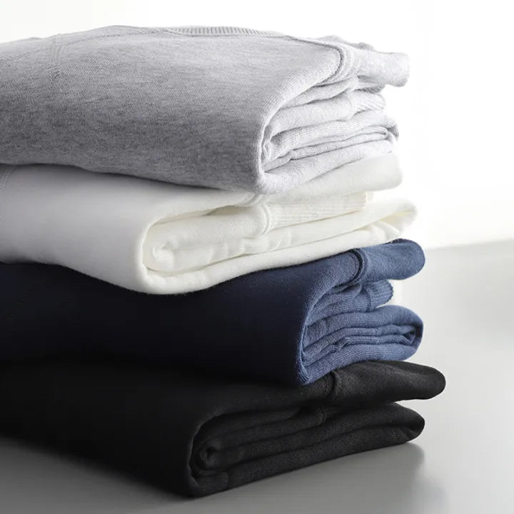 Men’s T-Shirt Long Sleeve Solid Color Cotton Comfort Fit