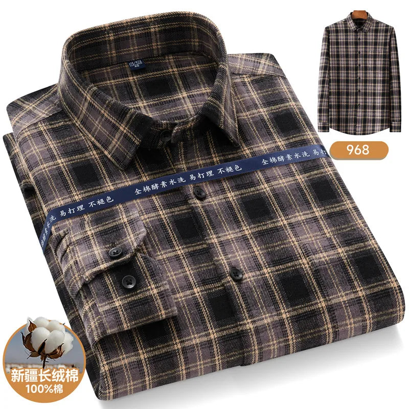 Men’s Shirt Long Sleeve Cotton Formal Slim Fit