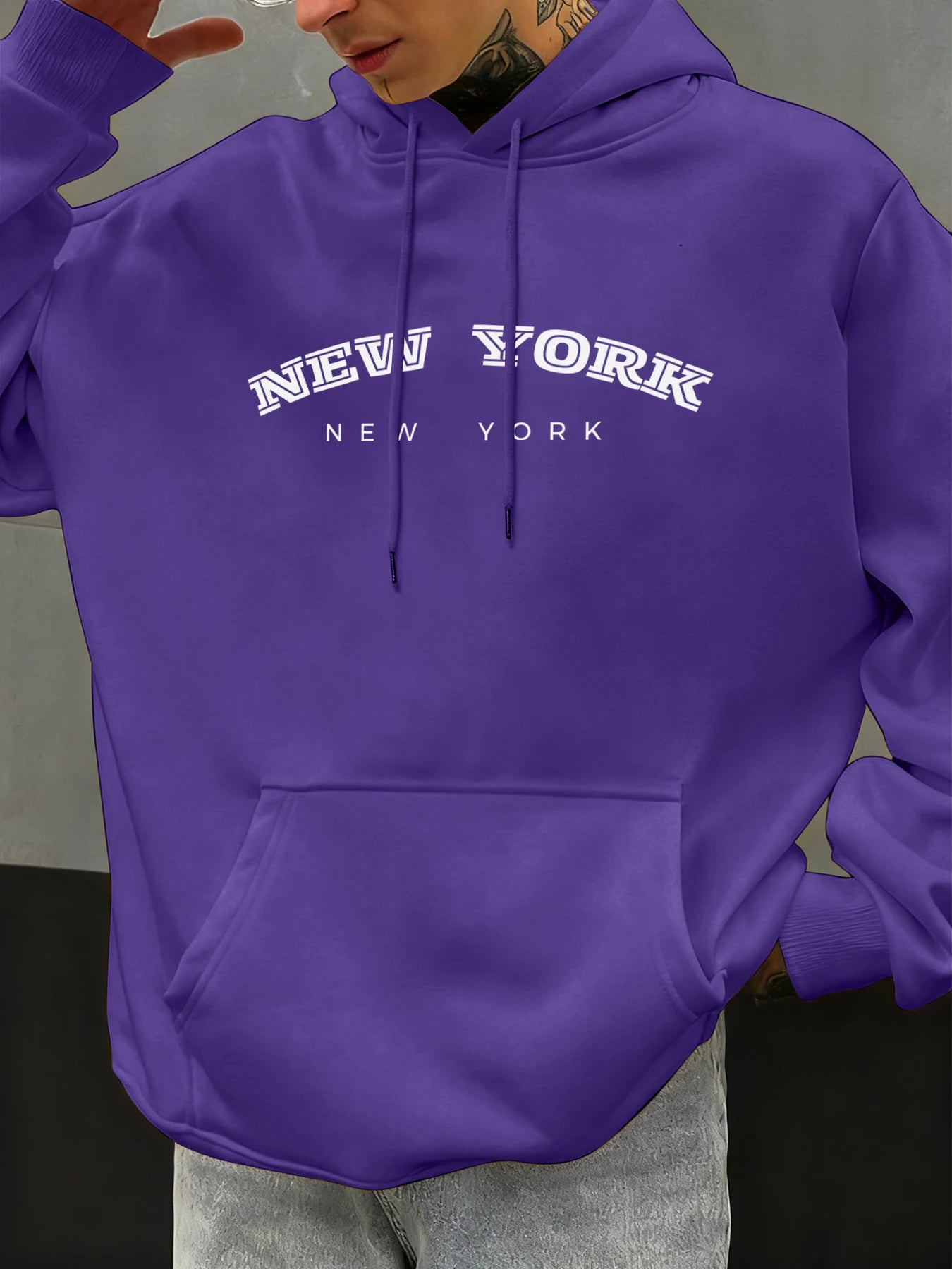 Men’s Hoodie Fleece Soft Warm Casual