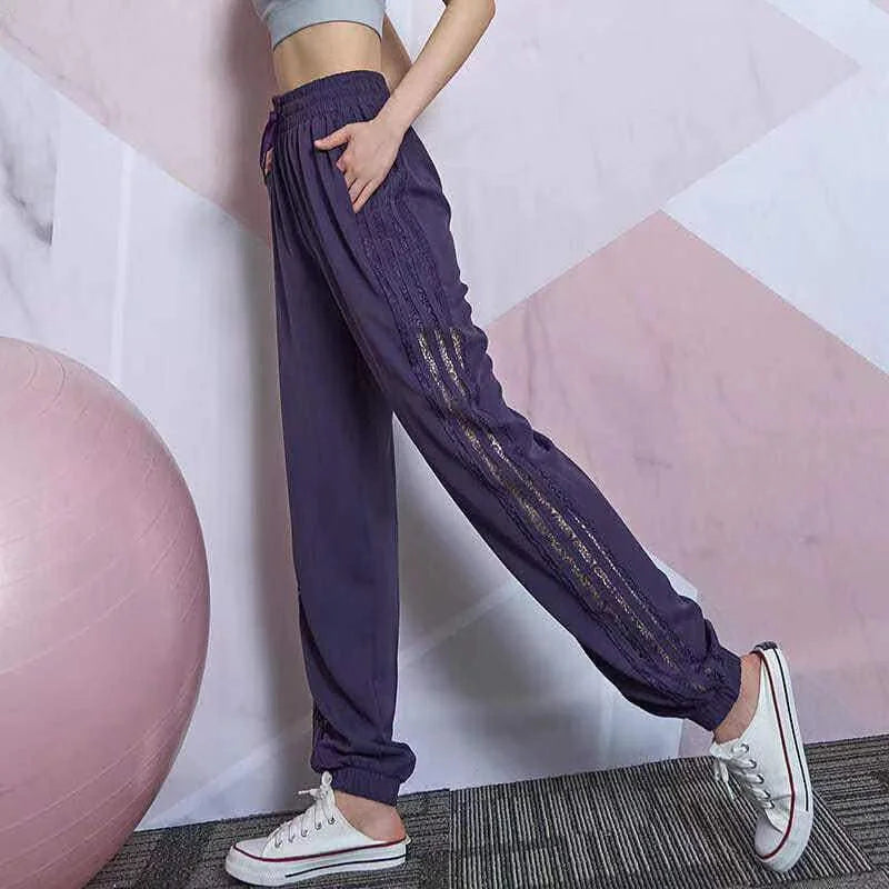 Women’s Joggers Elastic Waist Gym Stretchy Cotton