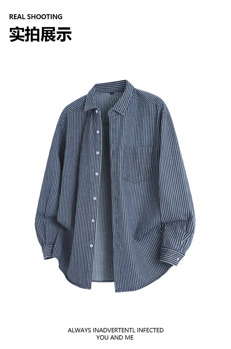Men’s Shirt Long Sleeve Casual Printed