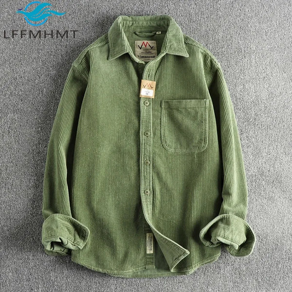 Men’s Shirt Long Sleeve Solid Color Casual