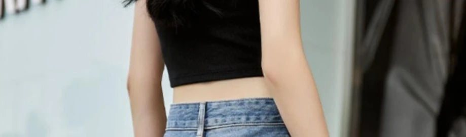 Women’s Jeans High Waist Straight Leg Casual