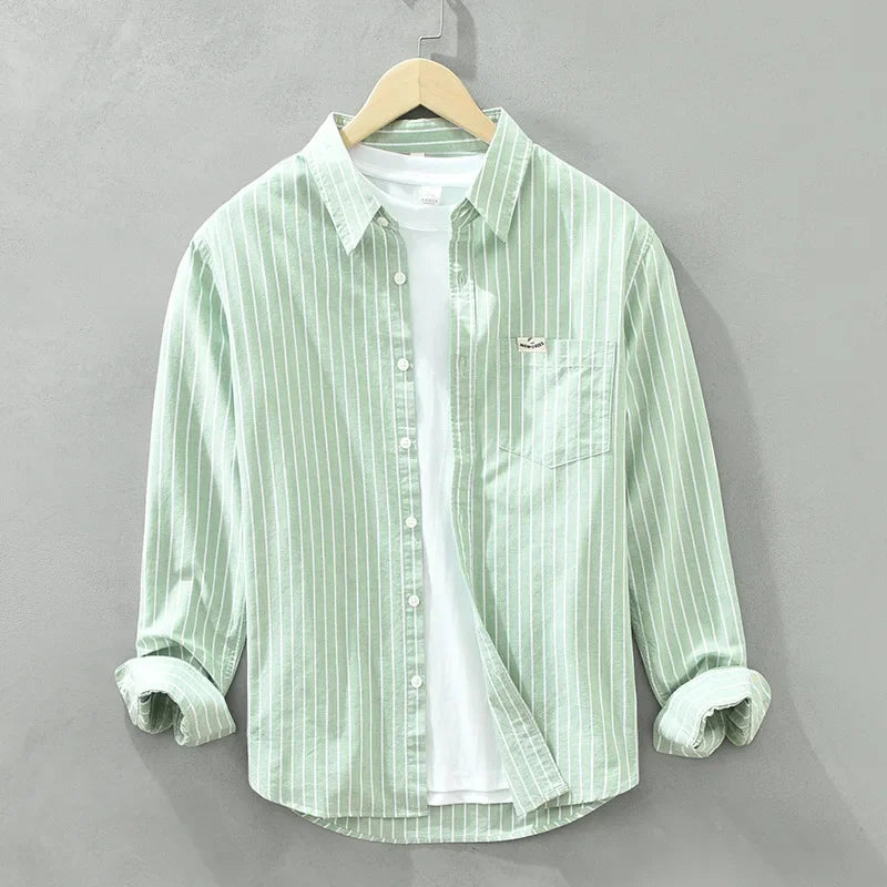 Men’s Shirt Cotton Casual Cotton Comfort Fit